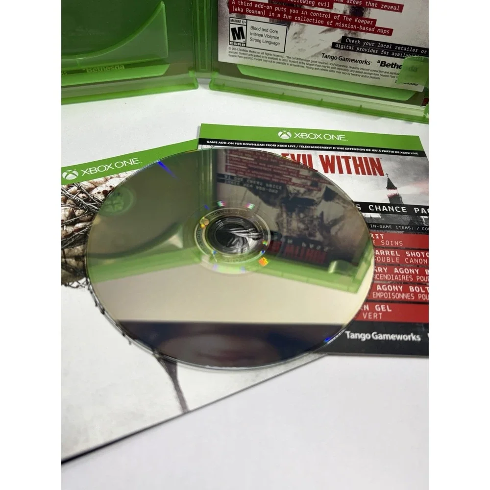 Microsoft Xbox One Game Lot Train Life Gears of War Rare Replay The Evil Within